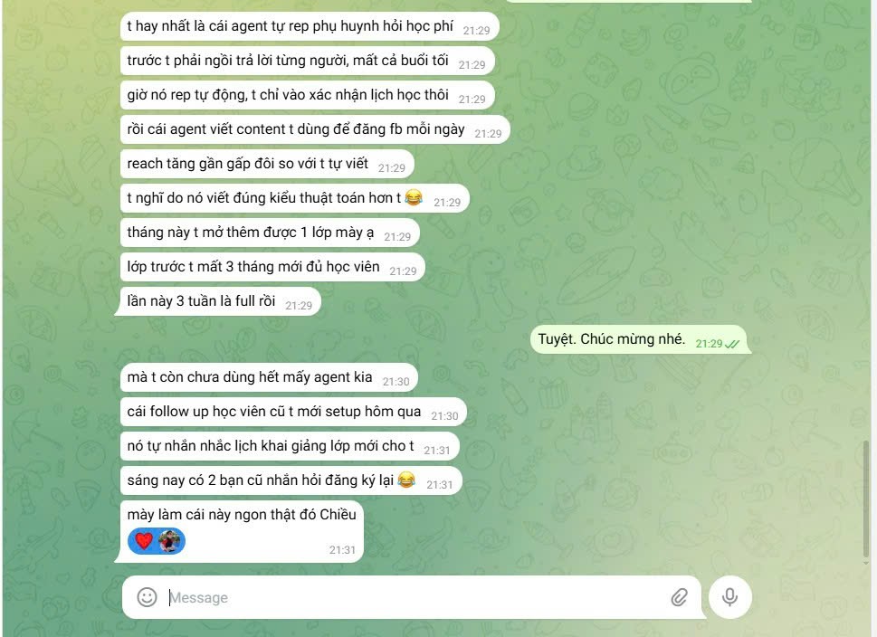 Feedback học viên - 3 tuần full lớp