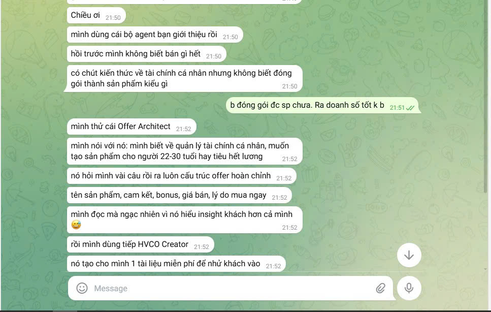 Feedback học viên - Offer Architect ra cấu trúc offer hoàn chỉnh